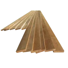 Teakplanke 6 x 45 x mm  (OBS specielfragt - kan ikke sendes med GLS - specielfragt opkræves til erhvervsadresse) - Teakpaneler og Teakplanker - Gør det selv