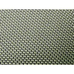Kulfiber/kevlar kombidug twill 2/2 205 gr br. 1000 mm - pr. meter - Kevlar